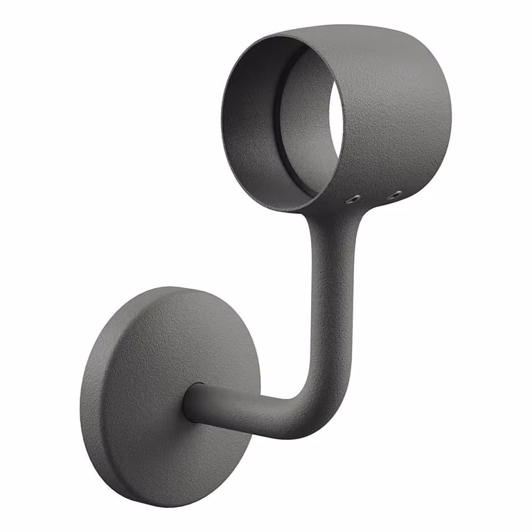 Forgeworks Textured Grey Stainless Steel Indoor Stair Handrail Kit, 2.4m