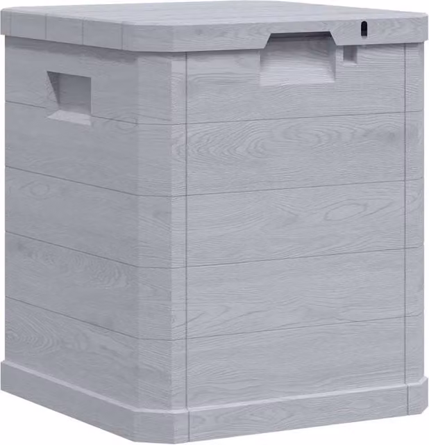 Berkfield Home Garden Storage Box, Grey, 90 L