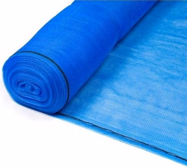 Pegdev Blue Heavy Duty UV Stabilised Polyethylene Safety Netting for Herris Fencing