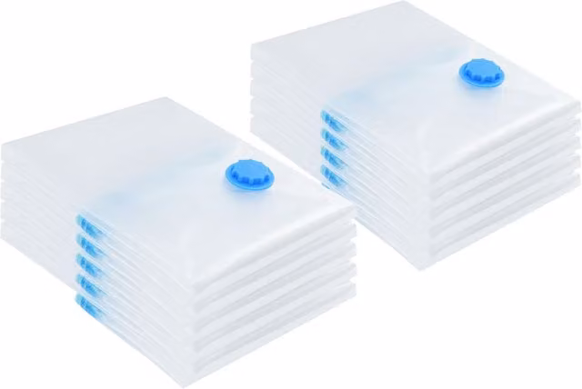 Berkfield Home Vacuum Storage Bags, 10 Pack, Transparent, W: 70 cm x D: 50 cm