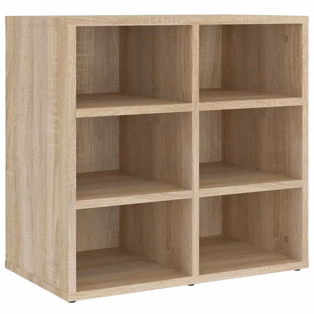 Berkfield Home Set of 2 Wall Mounted Shoe Cabinets in Sonoma Oak and Beige, W/D/H: 52.5 x 30 x 50 cm – 3