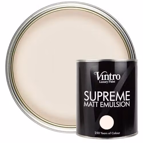 Vintro Luxury Matt Emulsion Multi Surface Paint in Light Peach, 1L