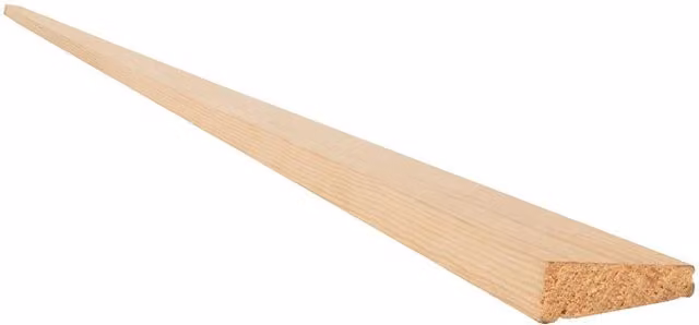 Snowdon Timber Pine Wedge Bead Moulding, Brown, W: 9 mm, H: 21 mm, L: 2400 mm