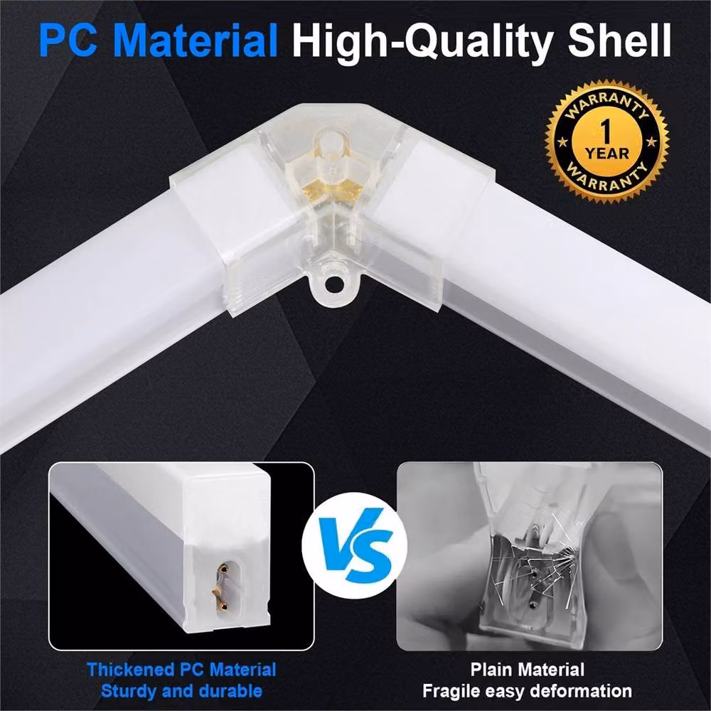Nordara 14 Hexagon LED Honeycomb Ceiling Lights in White for Garage and Workshop – 3