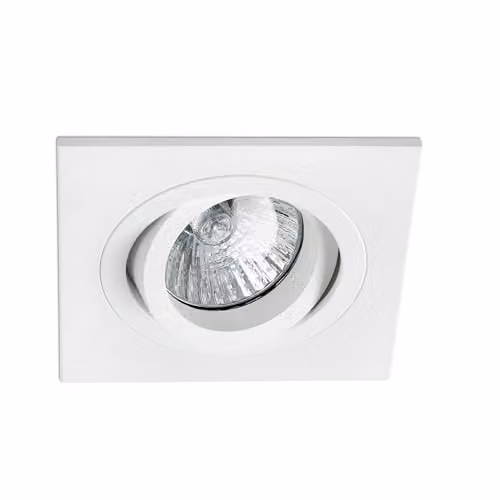 Faro Barcelona Radon 43396 Adjustable Recessed LED Projector in White Aluminium with Glass Cover