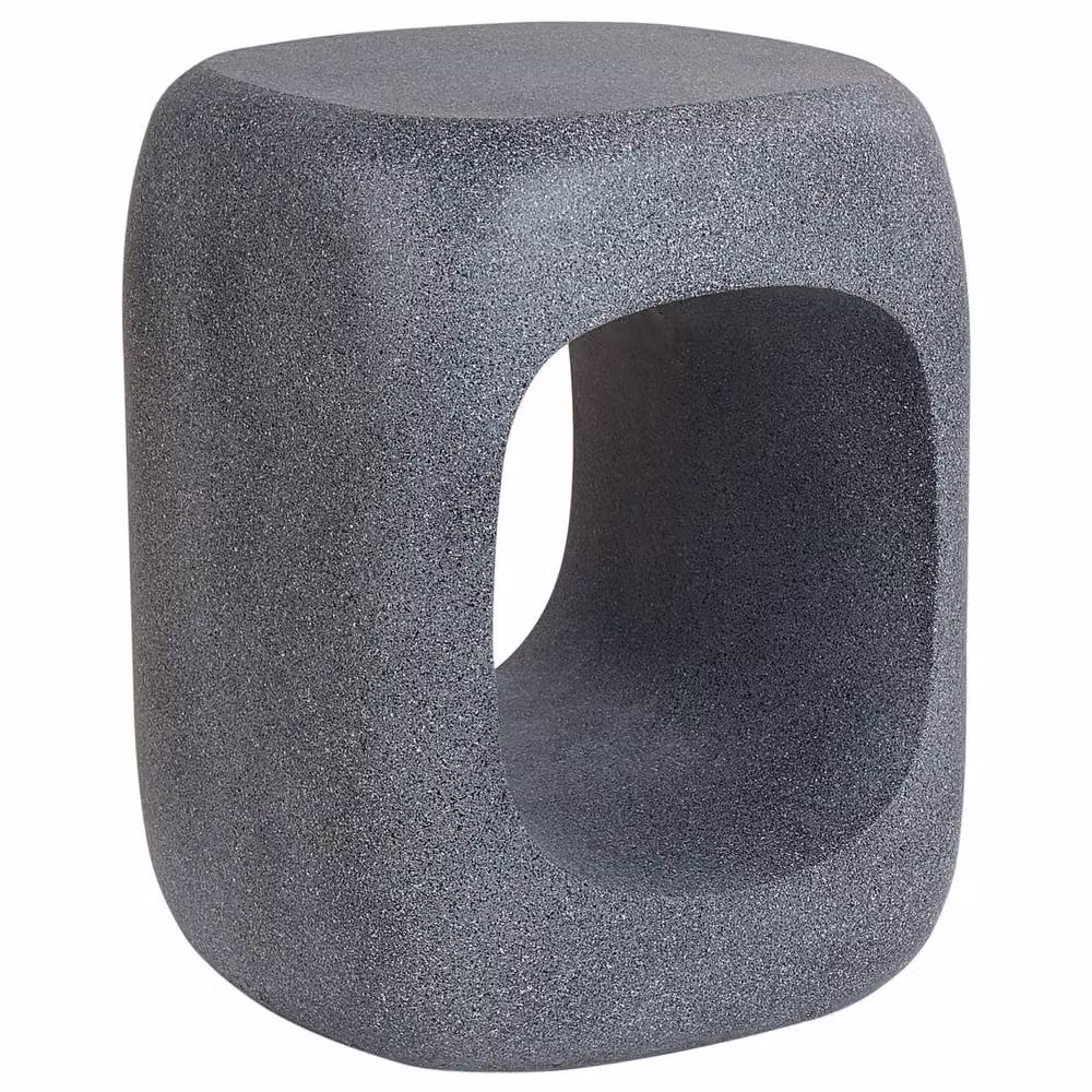 Wyld and Coco Grey Marble-Effect Accent Side Table, W/D/H: 33 x 33 x 33 cm – 2