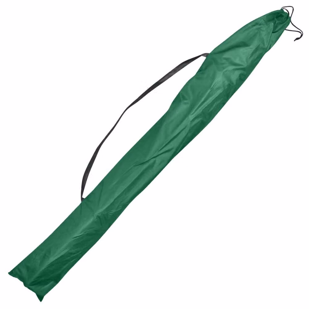 Berkfield Home Fishing Umbrella in Green, W: 240 cm, D: 210 cm – 3