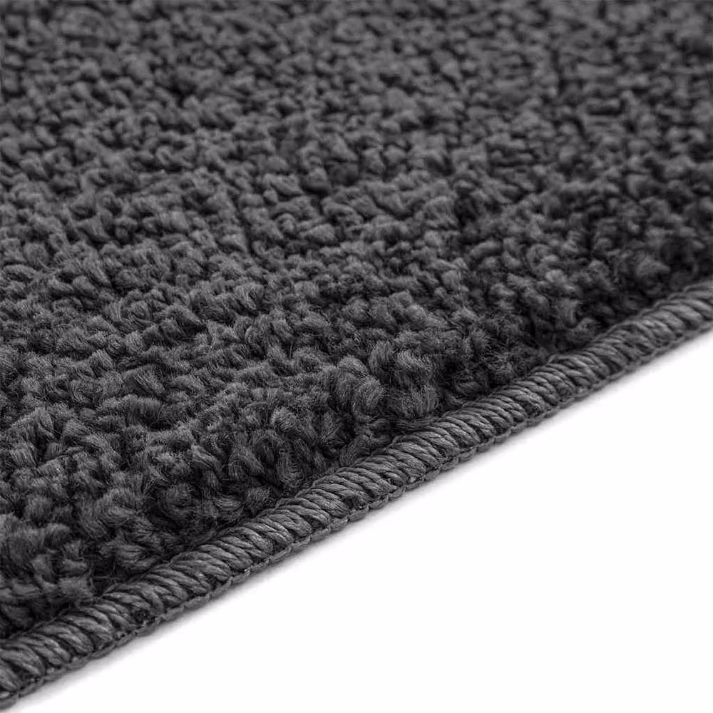 Berkfield Home Rectangular Non-Slip Bath Mat, Grey, W: 70 cm, L: 120 cm – 6