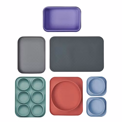 MasterClass 7 Piece Multicolour Silicone Non-Stick Baking and Roasting Set
