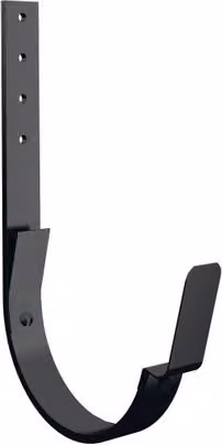 Lindab Black Matt Galvanised Steel Flex-Fit Rafter Angle Bracket for 180mm Half Round Gutters