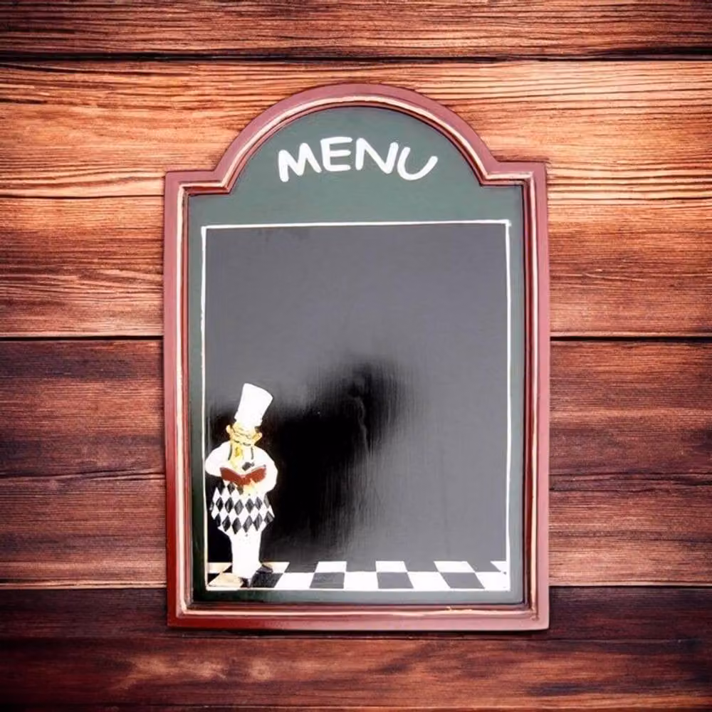 Minster Chef Menu Blackboard, Black, W: 40 cm, H: 60 cm – 2