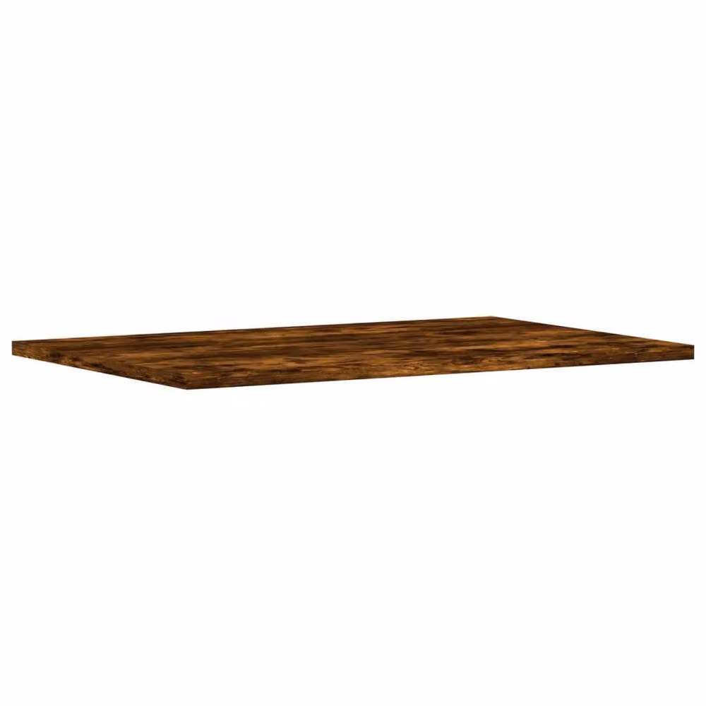 Berkfield Home Set of 4 Wall Mounted Shelves in Smoked Oak Brown, W: 60 cm, D: 40 cm, H: 1.5 cm – 2