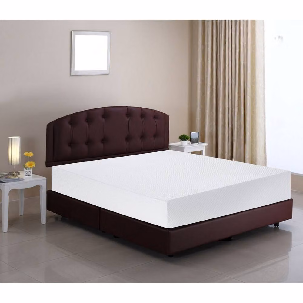 Bedding Mill Cool Plus Medium Firm Memory Foam Mattress in White, Size: Double, H: 15 cm, W: 140 cm, D: 200 cm – 3
