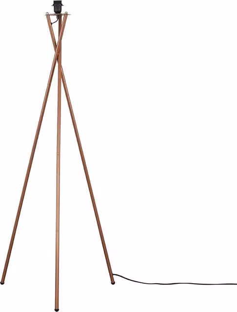 ValueLights Camden Tripod Floor Lamp Base in Copper