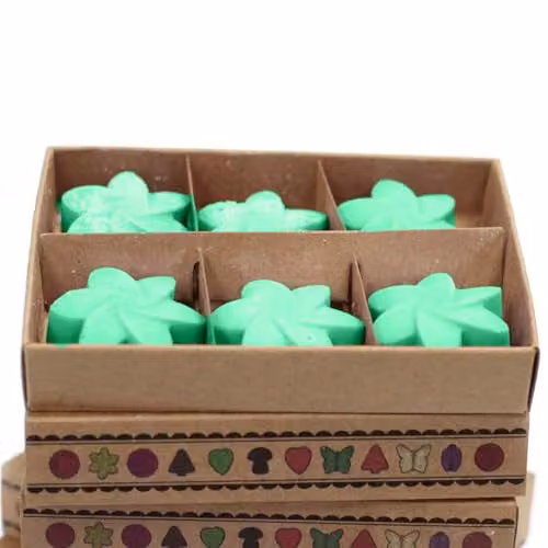 KDMD Hidden Garden Wax Melts, Box of 6, Green – 3