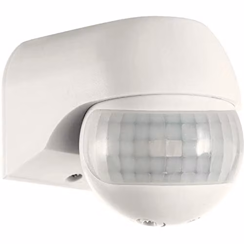 Loops White IP44 Outdoor Wall Mounted PIR Motion Sensor Light Switch
