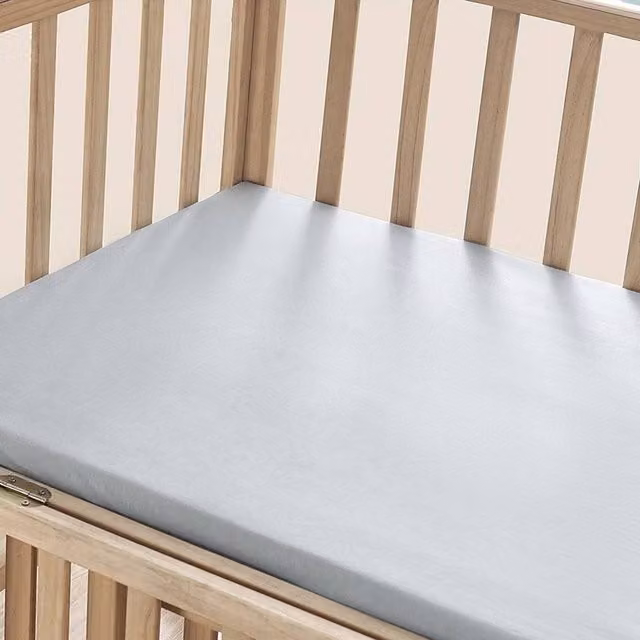 My Little World 2 Pack Grey Flannelette Cotton Baby Pram Flat Sheets