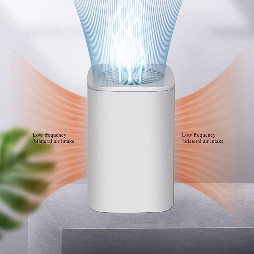 NESTLUNE Air Purifier for Smoke, Odour and Pets, White, H 100 cm x W 15 cm x D 15 cm – 3
