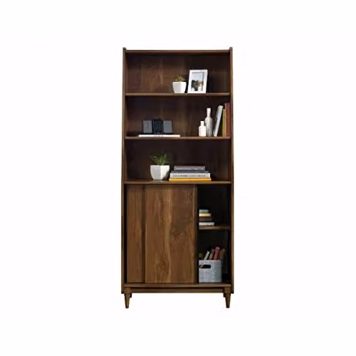 Teknik Hampstead Park Wide Bookcase in Grand Walnut – 2