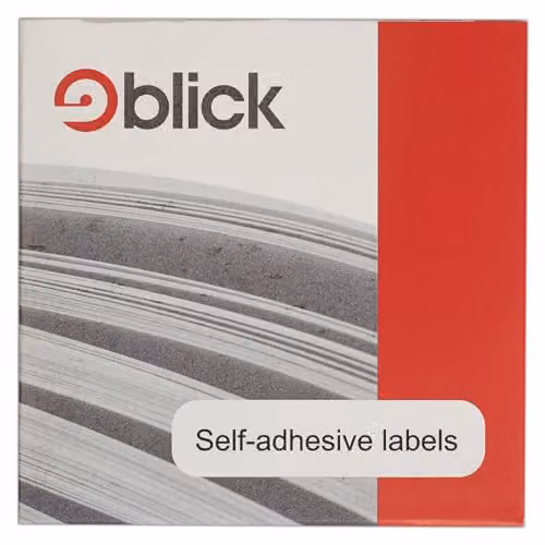 Blick White Self Adhesive Rectangular Paper Labels, 840 Pack, 12mm x 44mm