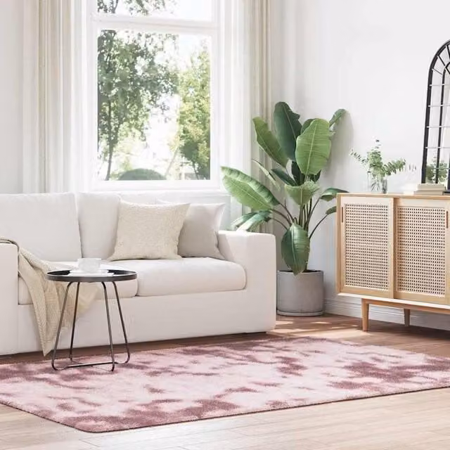 Berkfield Home NAVARRA Shaggy High Pile Rug, Pink, W: 160 cm, L: 230 cm