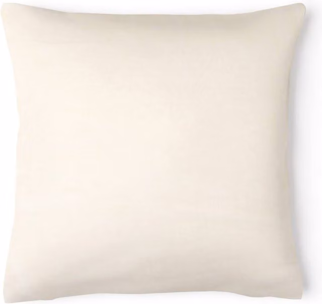 Intimates Grace Velvet Square Cushion in Beige, W/D/H: 43 x 43 x 43 cm