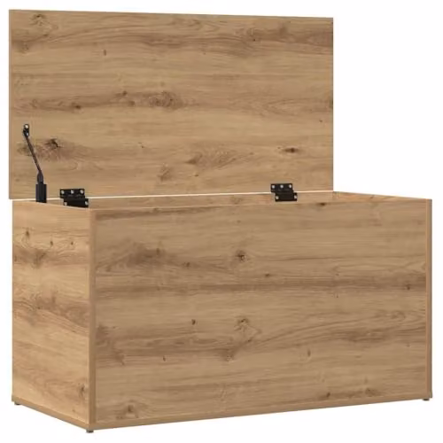 vidaXL Storage Chest in Brown Artisan Oak, W/D/H: 84 x 42 x 46 cm – 3