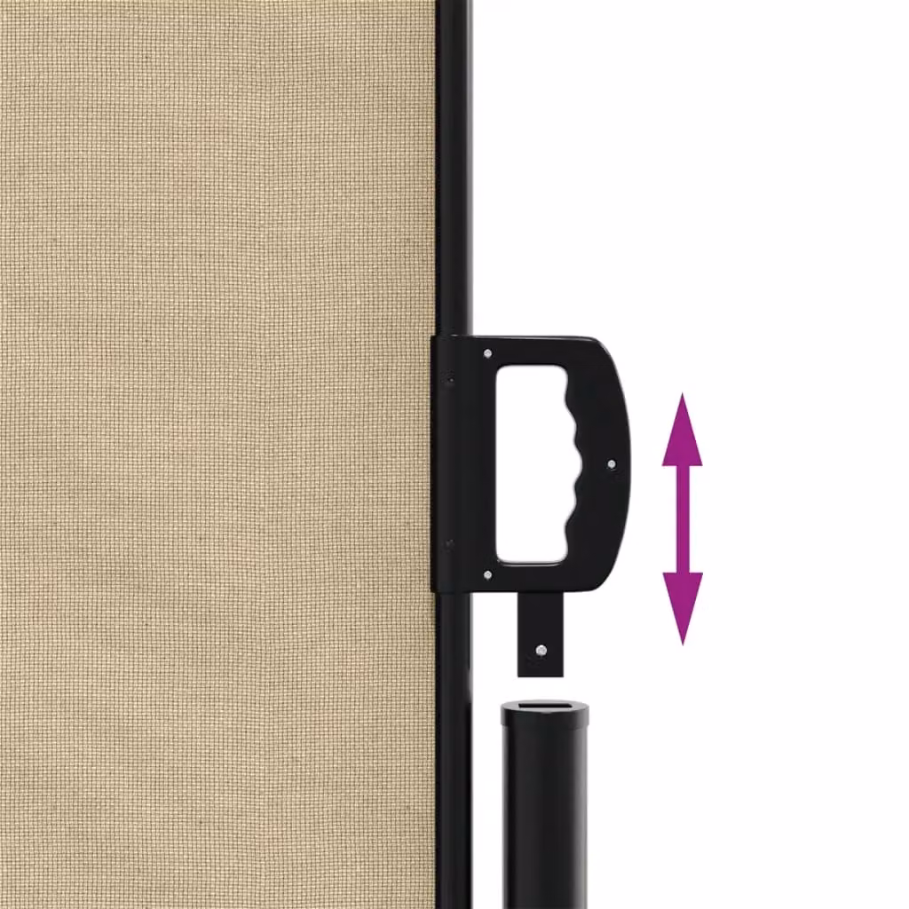 Berkfield Home Retractable Side Awning in Beige, W/H: 300 x 170 cm – 3
