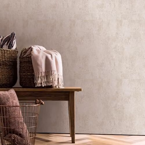 Galerie 82057 Industrial Effects Beige Pearl Plain Non-Woven Wallpaper – 2