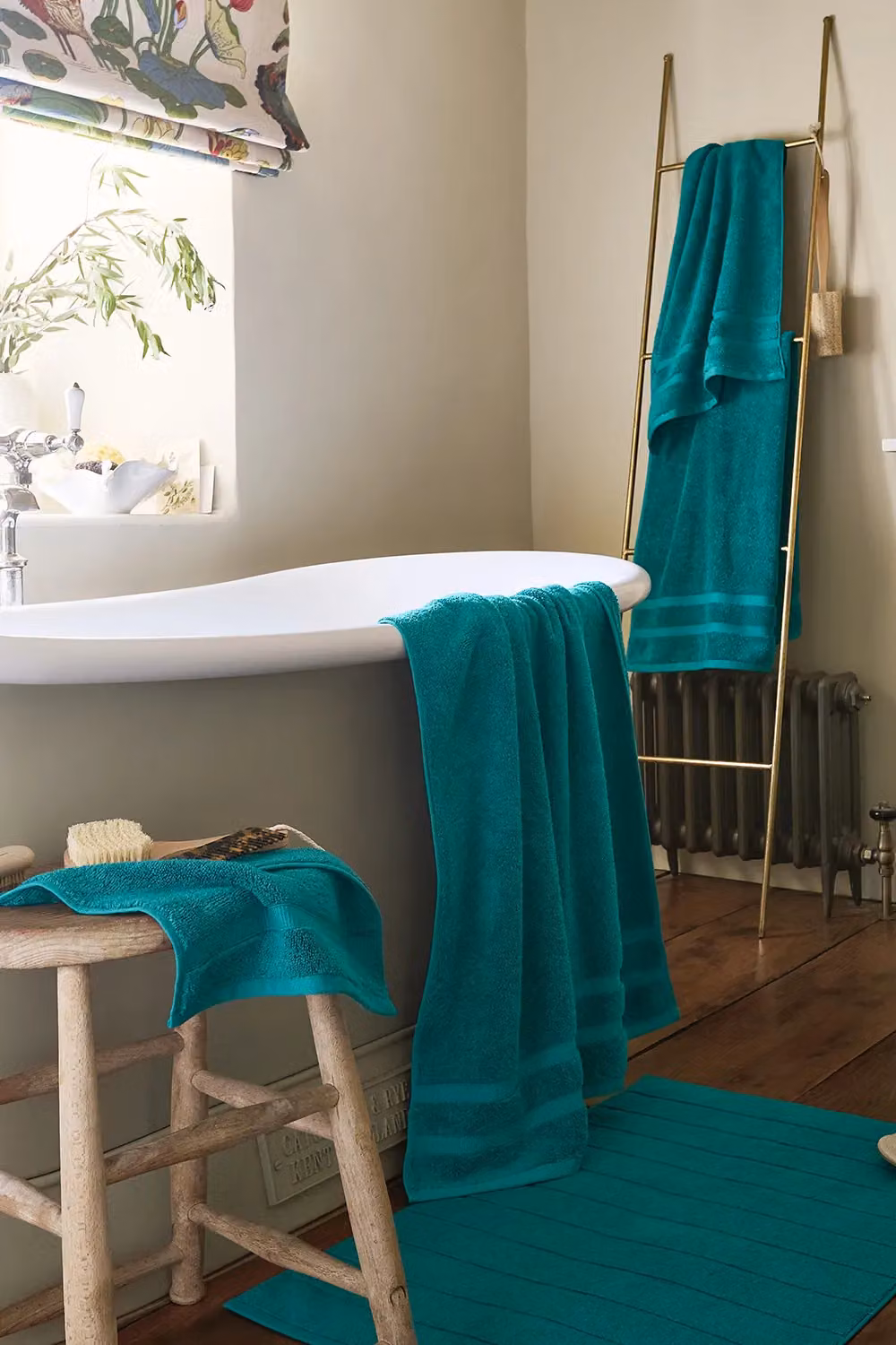 Christy Signum Heavyweight 100% Combed Cotton Bath Sheet in Teal – 2