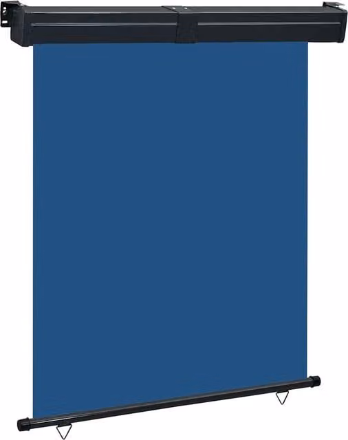 Berkfield Home Balcony Side Awning in Blue, W/H: 145 x 250 cm