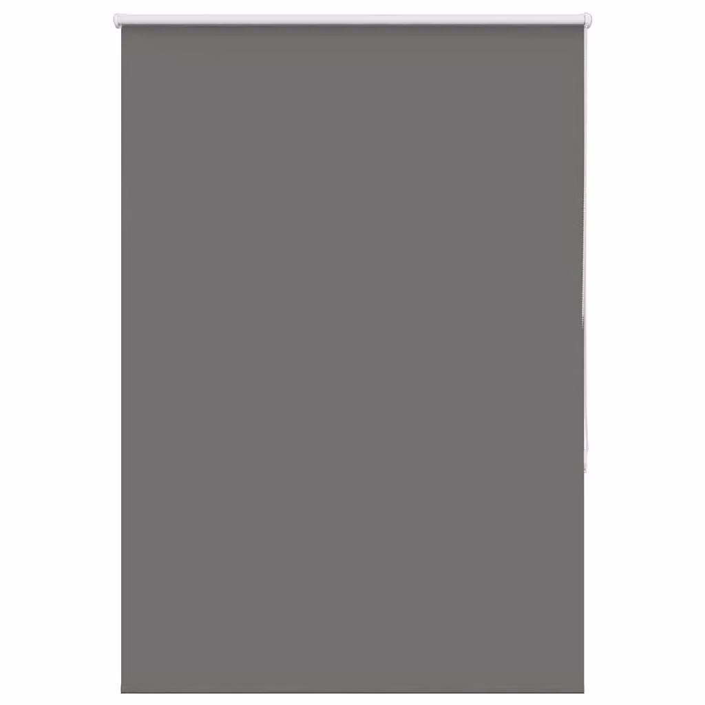 Berkfield Home Grey Blackout Roller Blind, Thermal Insulating Polyester, W: 95 cm, H: 130 cm – 2