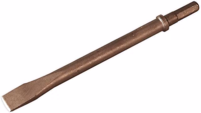 Loops 240mm Flat Chisel with Hex Shank for Heavy Duty Air Hammers