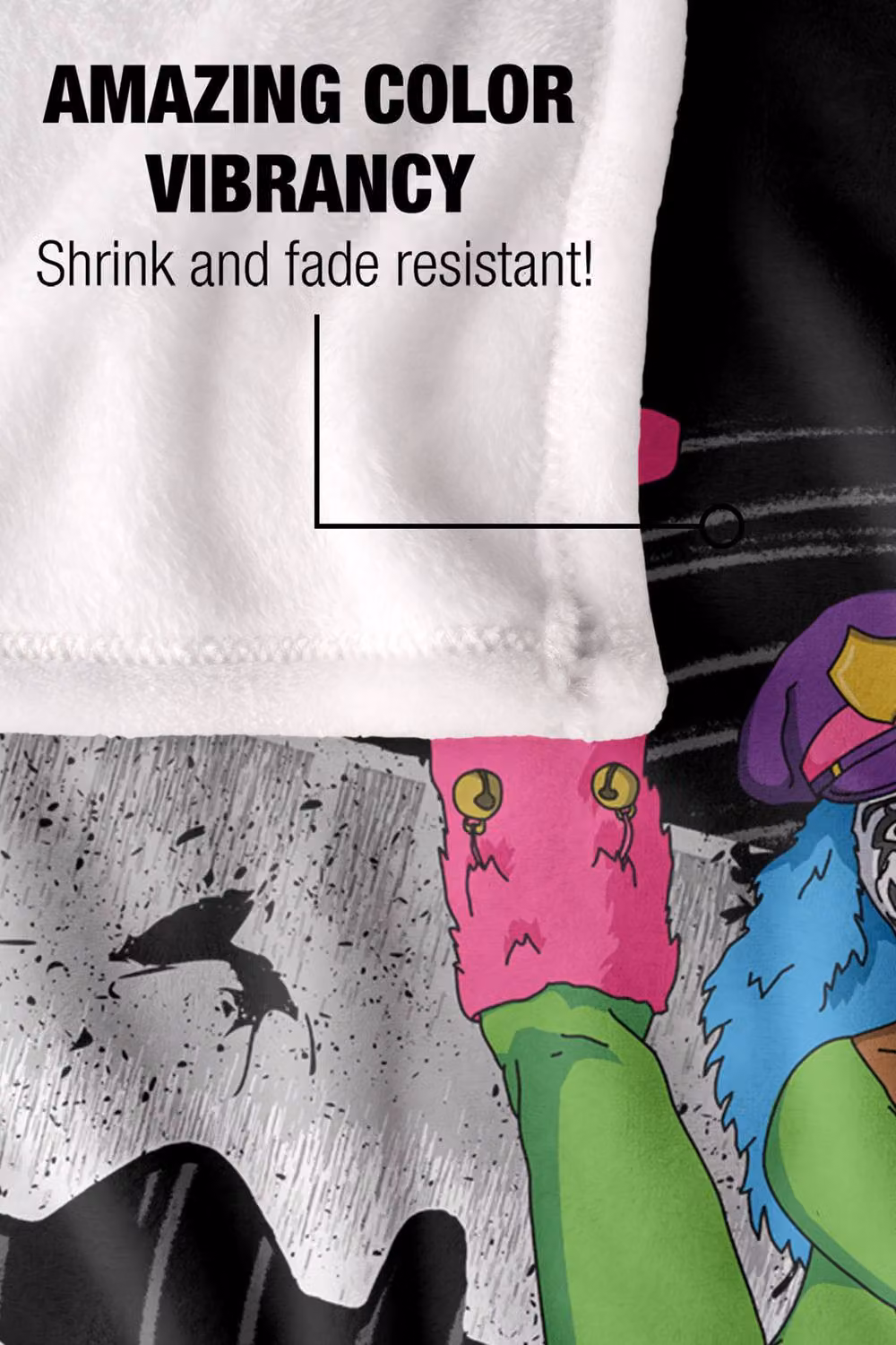 Cartoon Network Metalocalypse Rockso Dance Super Soft Polyester Throw Blanket, Multicolour, Extra Large – 4