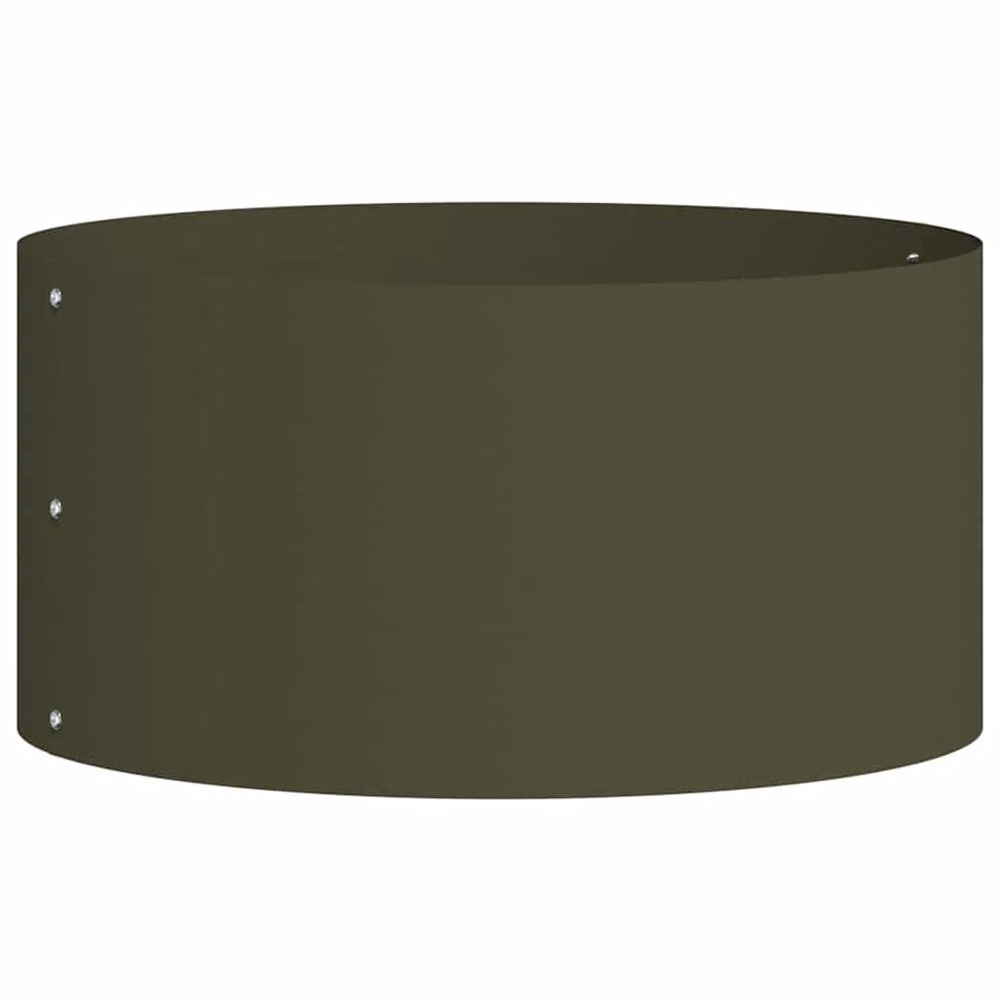 Berkfield Home Metal Planter Tub in Olive Green – 2