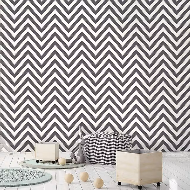Holden Decor White Geometric Abstract Modern Wallpaper