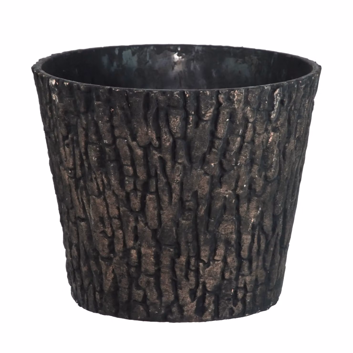 Simpa Woodland Trunk Style Plastic Planter Set of 2 in Brown – 2