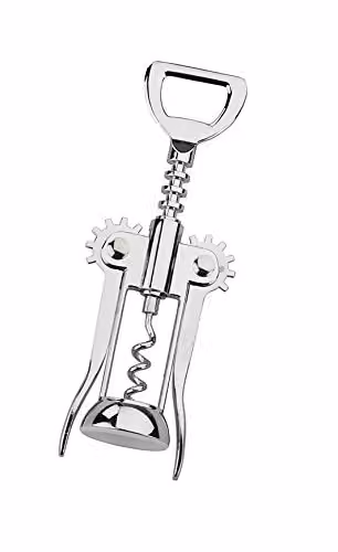 Chef Aid Silver Chrome Plated Lever Wing Corkscrew – 2