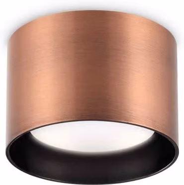Netlighting Spike Round Surface Mounted Downlight in Copper