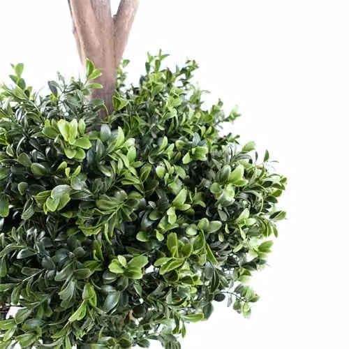 Leaf Design UK Pair of Green Artificial Topiary Trees, H 120 cm x W 40 cm x D 40 cm – 3