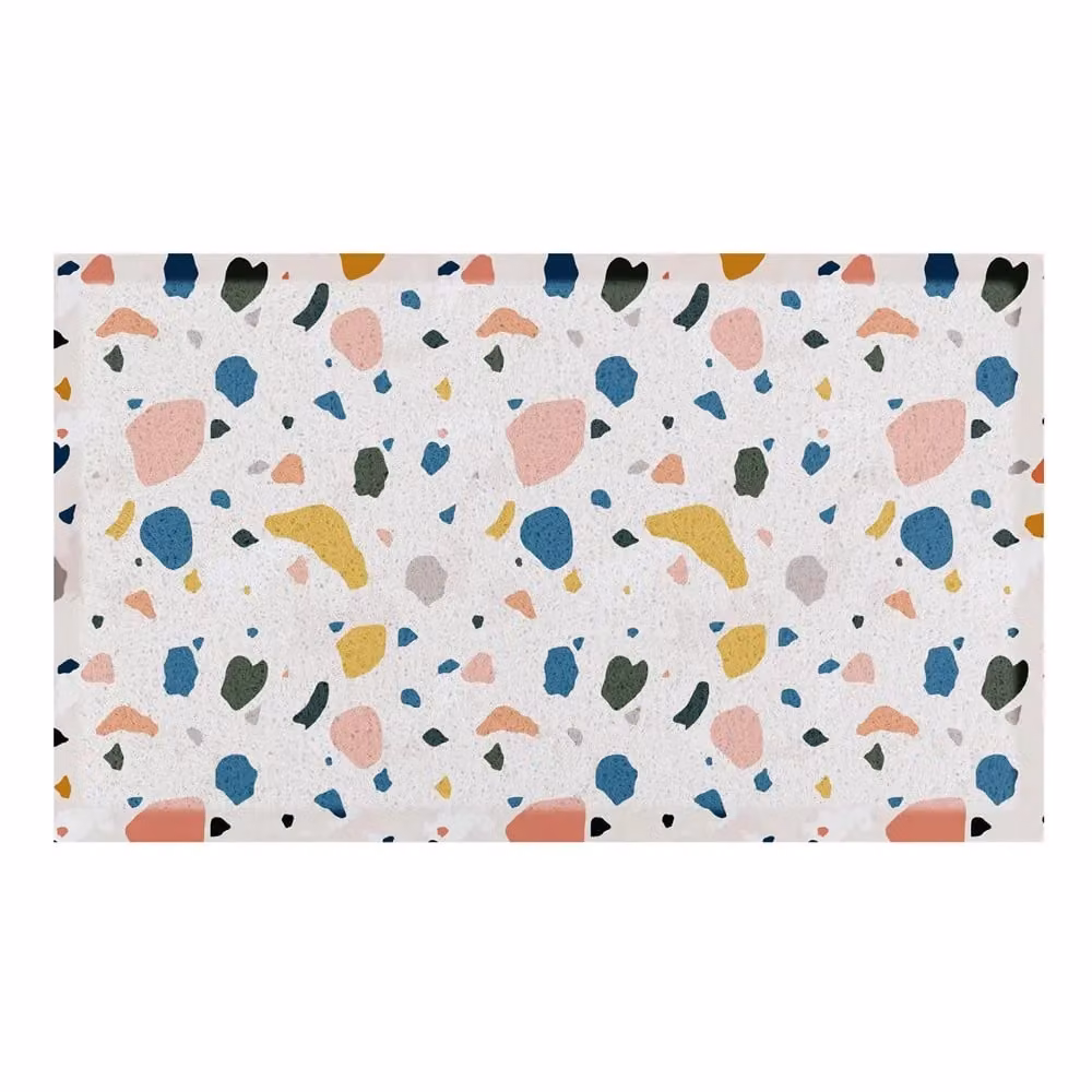 Artsy Mats Terrazzo Multicolour Indoor and Outdoor Doormat, W: 70 cm, D: 40 cm – 2