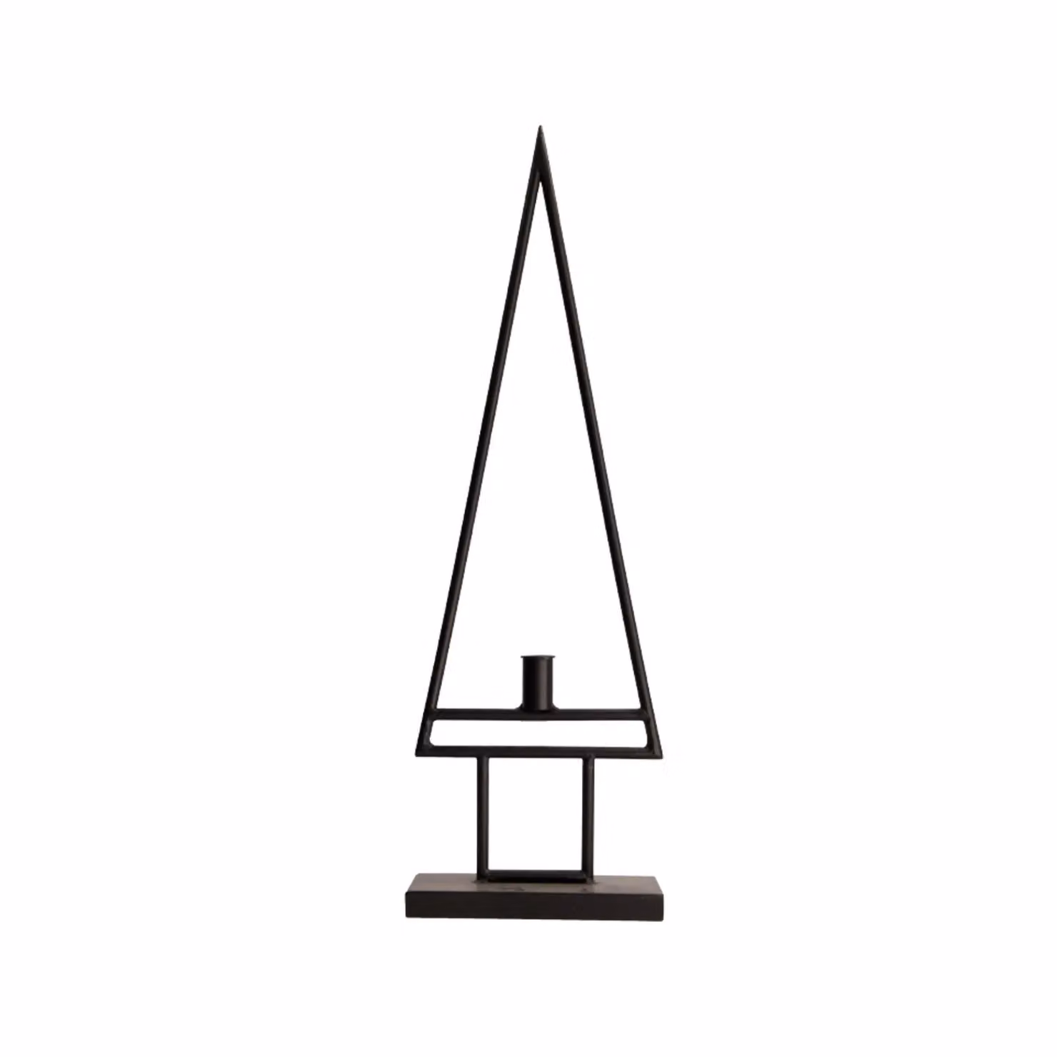 Ivyline Deco Table Top Tree Taper Candle Holder in Black, H59 x W20 cm – 2