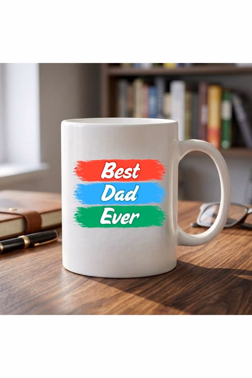 Dyzi Best Dad Ever Ceramic Coffee Mug in White – 3