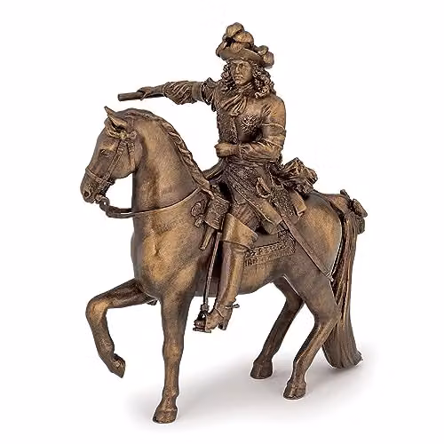 Papo Louis XIV and His Horse Historical Collection Figure in Multicolour and Bronze