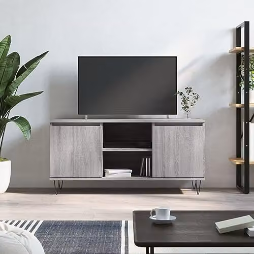 vidaXL TV Cabinet in Grey Sonoma, W/D/H: 104 x 35 x 50 cm – 2
