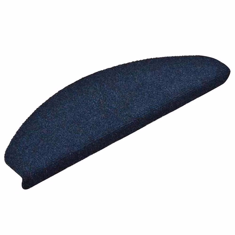 Berkfield Home Self-adhesive Non-slip Stair Mats, 15 Pack, Navy Blue, W: 65 cm, D: 21 cm, H: 4 cm – 2