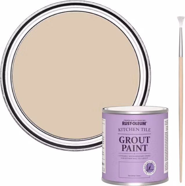 Rust-Oleum Kitchen Grout Paint in Warm Clay Beige, 250 ml