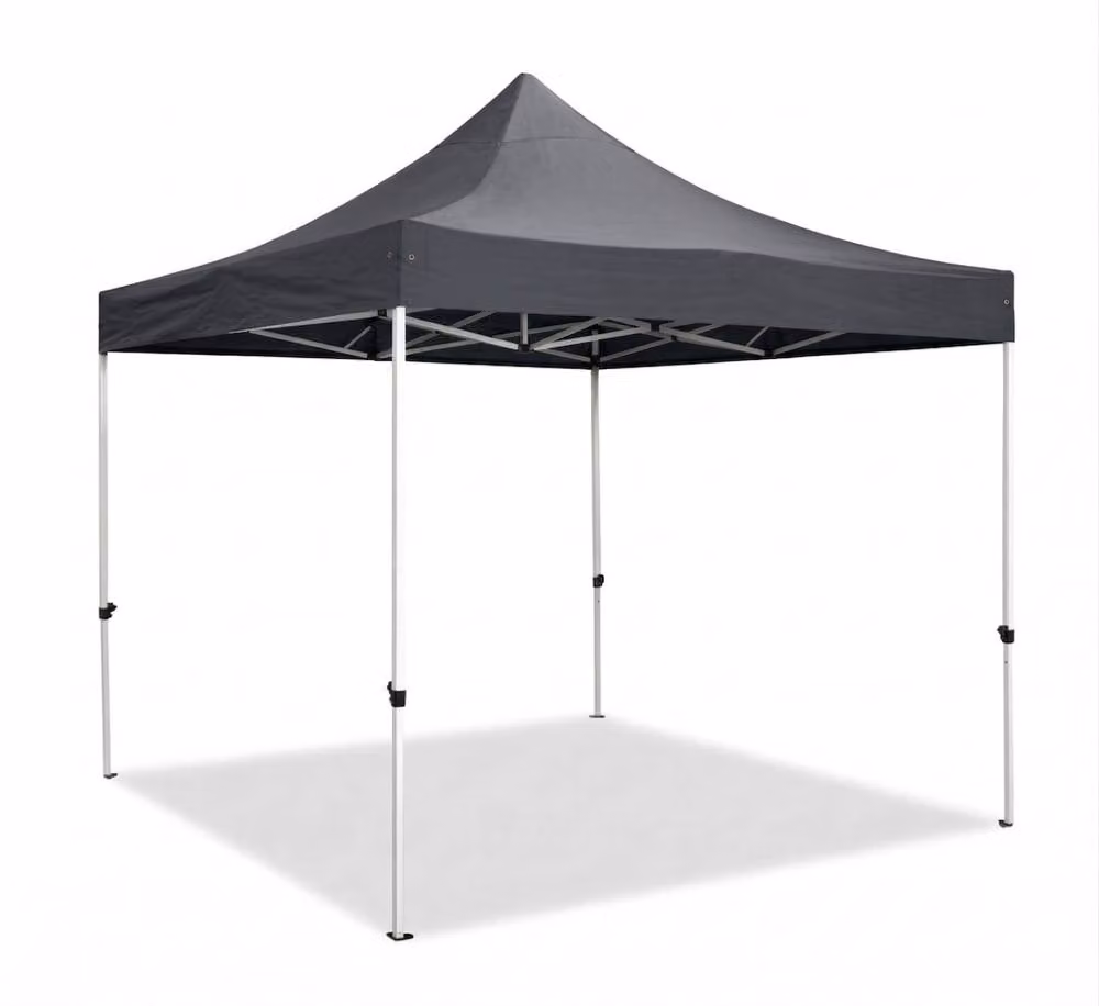 Primrose Pop Up Garden Marquee Gazebo, Grey, W/D: 300 x 300 cm – 2