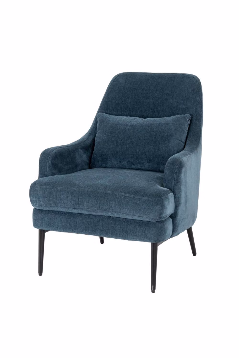 KDMD Avaris Wingback Armchair in Petrol Blue Fabric – 2