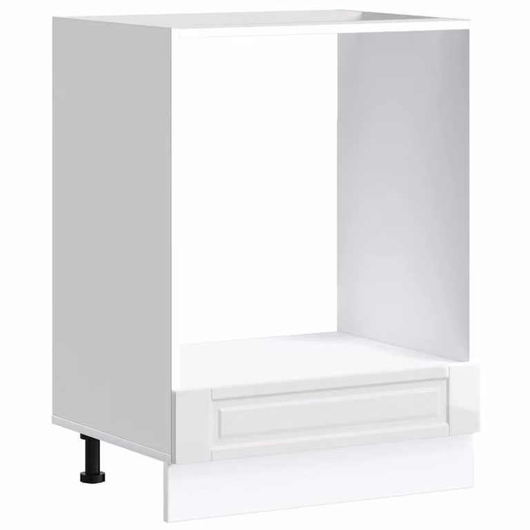 Berkfield Home Porto High Gloss White Engineered Wood Oven Cabinet W/D/H: 60.0 x 46.0 x 81.5 cm